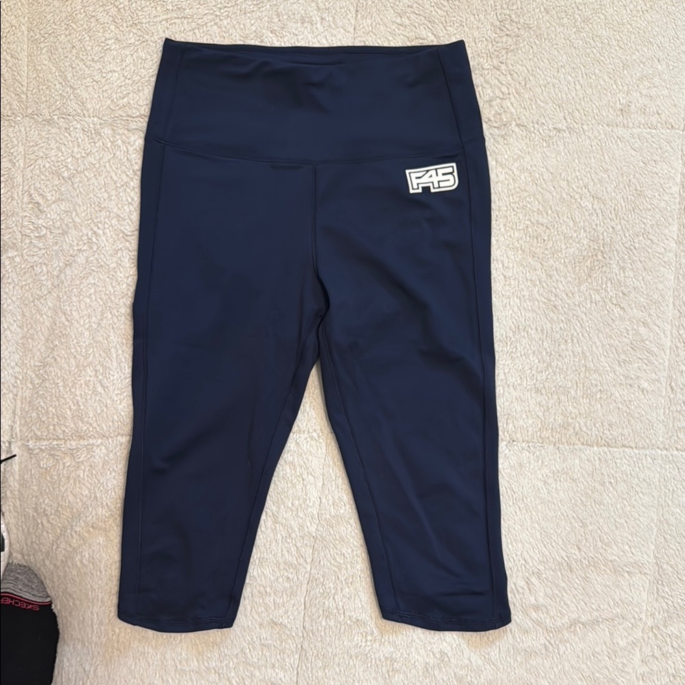 F45 Coach Woman’s Navy Capri Leggings